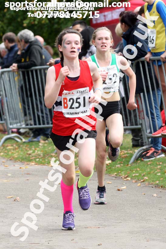 Girls under-13s 3 stage road relay, 2017 ERRA 6 and 4 Stage and Junior Relays. Photo:  David T. Hewitson/Sports for All Pics